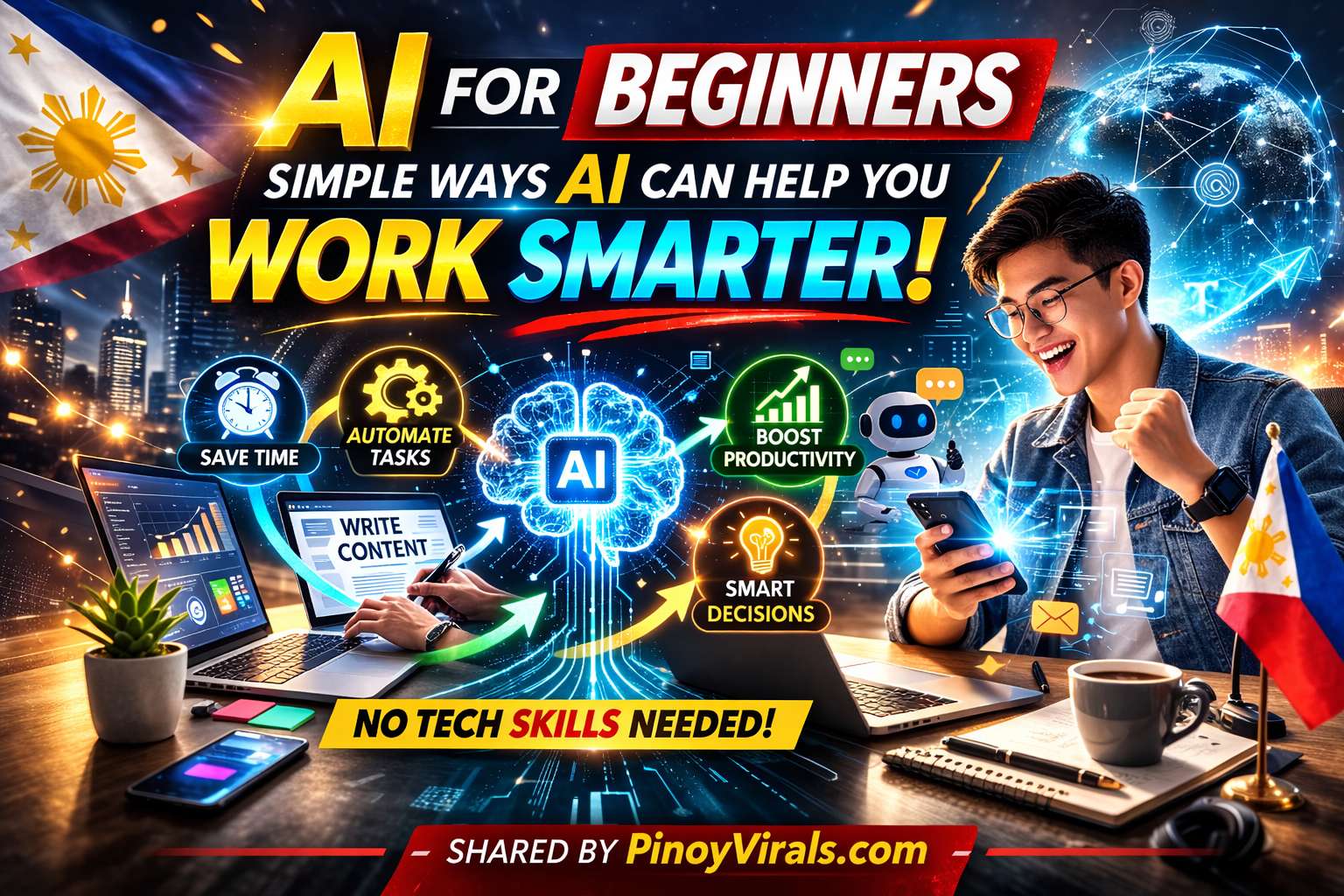 AI for Beginners: Simple Ways Artificial Intelligence Can Help You Work Smarter in 2026