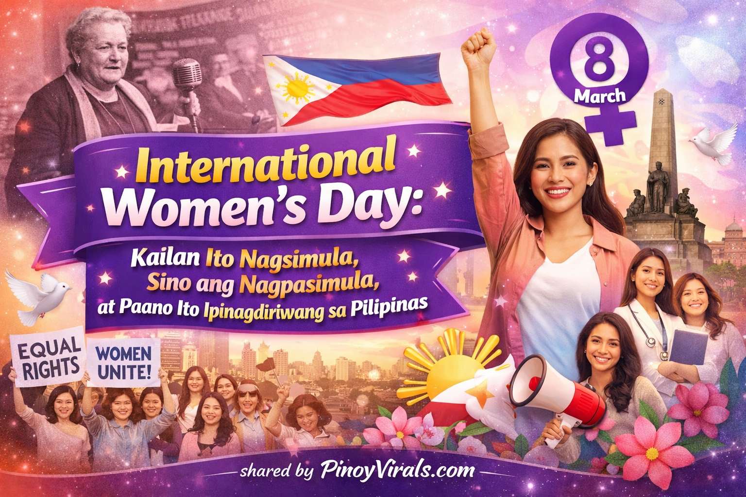 International Women’s Day: Kailan Ito Nagsimula, Sino ang Nagpasimula, at Paano Ito Ipinagdiriwang sa Pilipinas