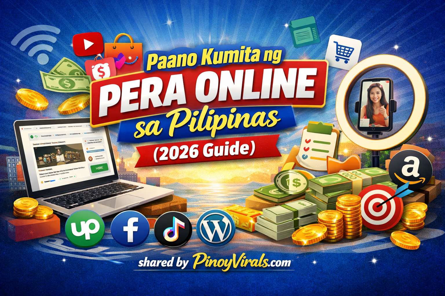 Paano Kumita ng Pera Online sa Pilipinas (2026 Guide): Mga Legit Website at Platform na Pwede Mong Simulan Kahit Nasa Bahay Ka Lang
