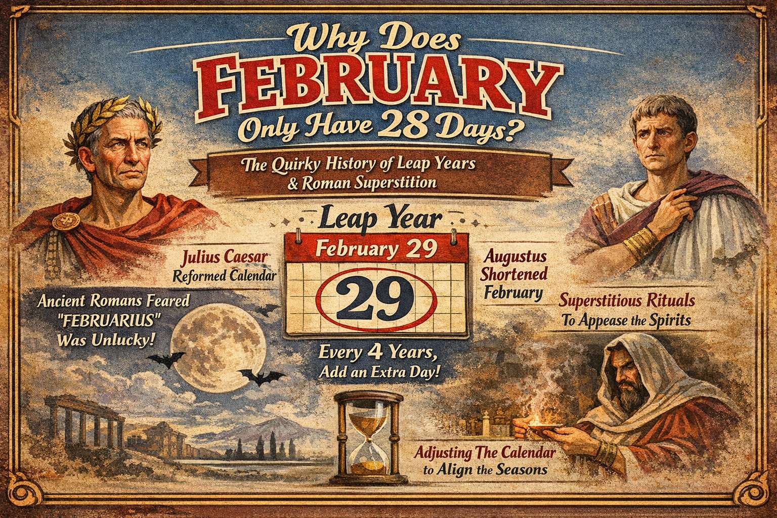 Why Does February Only Have 28 Days? The Quirky History of Leap Years and Roman Superstition